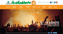 Desktop Screenshot of festambiente.it